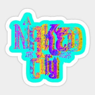 Naked City Las Vegas Tie Dye Sticker